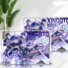 Acrylic Card Brick Collectible Stand, Anime Themed Merchandise, Desktop Decor, Gift For Friends, Students, Birthday, Holiday, Christmas - Multicolor - View 6
