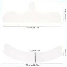 20/10/5/3/1 片装高品质一次性胸垫，可重复使用吸汗垫，适用于胸部下方吸汗，运动文胸衬垫，透气文胸垫片，可水洗文胸衬垫，舒适设计（白色） - 均碼 - 查看 3