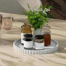 Silicone Tray, Modern Multipurpose Bathroom Counter Tray Vanity Tray Storage Jewelry Organizer