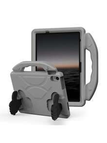 1pc Gray Thumb Grip Holder, High Quality EVA Material Shock-Absorbing And Anti-Fall Protective Case Suitable For Multiple Tablet Brands