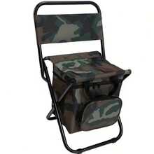 Portable Folding Camping Chair, Fishing Chair, Portable Backrest Stool, Compact Folding Chair, Outdoor Backrest Stool With Folding Backpack, Which Can Bear Load And Is Suitable For Camping/Fishing/Hiking And Other Environments.