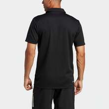 Nike Adidas Mens Train Essentials Polo Shirt - Black - View 3