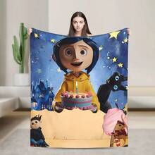 Warm Soft Blanket Decorative Zootopias 2 Throw Blanket Nick Judy Cartoon Flannel Bedspread For Couch Bed Sofa Bed CoverWarm Soft Blanket Picnic  Panda Throw Blanket Flannel Bedspread For Couch Chair Sofa Bed Pattern Sofa Bed CoverWarm Soft Blankets S Camping Sailor Moons Throw Blanket Flannel Bedspread For Couch Bed Fluffy Sofa Bed CoverWarm Soft Blanket Decorative Coralines Throw Blanket Horror Cartoon Flannel Bedspread For Outdoor Graphic Sofa Bed CoverWarm Soft Blanket Travel  Bedding Throws A-Anyas Flannel Bedspread For Living Room Pattern Sofa Bed Cover - 白3 - 查看 1