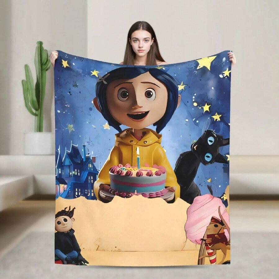 Warm Soft Blanket Decorative Zootopias 2 Throw Blanket Nick Judy Cartoon Flannel Bedspread For Couch Bed Sofa Bed CoverWarm Soft Blanket Picnic  Panda Throw Blanket Flannel Bedspread For Couch Chair Sofa Bed Pattern Sofa Bed CoverWarm Soft Blankets S Camping Sailor Moons Throw Blanket Flannel Bedspread For Couch Bed Fluffy Sofa Bed CoverWarm Soft Blanket Decorative Coralines Throw Blanket Horror Cartoon Flannel Bedspread For Outdoor Graphic Sofa Bed CoverWarm Soft Blanket Travel  Bedding Throws A-Anyas Flannel Bedspread For Living Room Pattern Sofa Bed Cover - 白3 - 查看 1