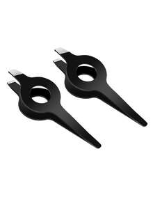 1pc Stainless Steel Poultry Feather Remover, Pig Hair Remover, Fish Bone Tweezers - Black - View 9