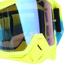 ZJchao Gafas de Motocicleta, TPU Visión Clara Efectiva Ampliar el Campo de Visión Gafas de motocicleta a prueba de viento a prueba de polvo ara Deportes Al Aire - negro - Ver 7