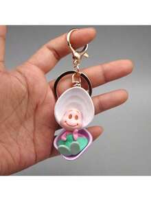 Creative Shell & Oyster Baby Doll Keychain, Bag Charm, Pendant, Gift - Multicolor - View 19