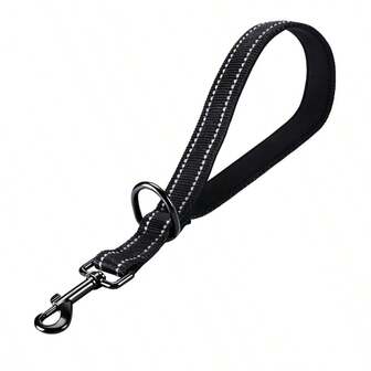 Short Dog Leash - Short Dog Leash, Padded Handle, Heavy Duty Short Nylon Dog Lead Training Control, Reflective Line Pet Leash For Large And Medium Dogs