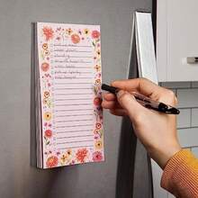 Now Designs Magnetic List Bloc de notas, limones(Cottage Floral) - Multicolor - Ver 1
