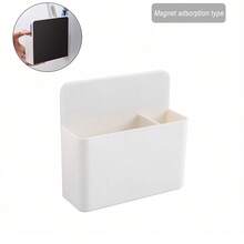 1pc Bee Shaped Magnetic Creative Cartoon Whiteboard Pen Holder, Chalk Box, Office/School Organizer, Magnetic Pen Cup, Storage Box, Blackboard Magnetic Chalk Holder, Refrigerator Magnet - Multicolor - View 5