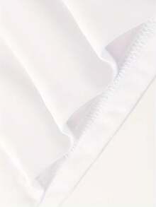 Camiseta Casual de Cuello Redondo para Mujeres con Impresión de JUEGO, Tejido de Algodón 100%, Ropa Deportiva para Todas las Estaciones, Longitud Regular, Patrón de Alfabeto - 220gsm - ["Blanco"] - Ver 5