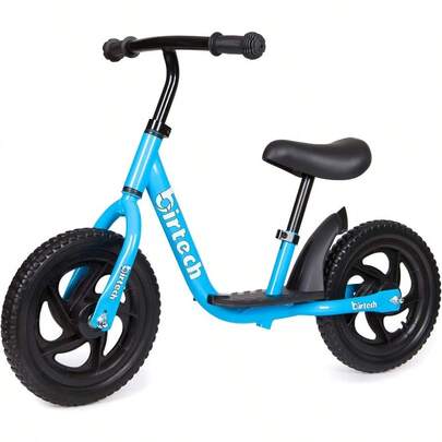 Birtech Balance Bike for 2-5 Year Old 12 Inch Toddler Bike No Pedal Training Bicycle with Adjustable Seat Height Airless Tire