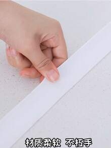 1pc Silicone Self-Adhesive Kitchen Sink Edge Water Stopper, 1m/2m Bathroom Vanity Countertop Water Barrier, Home Use Self-Adhesive Water Stopper - Multicolor - View 8