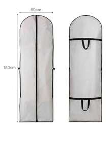 Garment Dust Bags, Hanging Clothes Storage Bags, Women's Dress Bags, Dress Dust Storage Bags, Men's Suit Bags, Travel & Shirt Clothes Storage Bags, Fluffy Outerwear, Dance Costume & Suit Covers, Long Garment Storage Bags For Closet Garment Bag Waterproof Bag Clothes Organizer Clothes Bag Packing Cubes Travel Essentials - Black - View 5