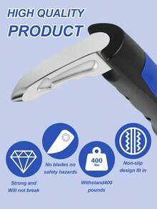 多功能门把手辅助器 - 紧急安全锤和门支撑把手，铝合金+ABS材质，便携式辅助工具，适用于老人、孕妇和驾驶员，是送给父母和旅行安全人士的理想礼物，也是旅行安全配件，便携式门支撑把手 - A - 查看 7