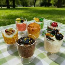 This Reusable Multi-Functional Dessert Cup, With Its Clever Design, Easily Meets The 10/20/36PCSneeds Of Holding All Kinds Of Ingredients - Whether It's Creamy Ice Cream, Sweet Fruit Salad, Rich Yogurt Bowls Or Delicate Puddings, It Fits Perfectly. - Clean - View 8