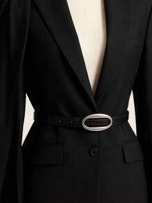 1 Stück Damengürtel mit Perlenschnalle, dekorativer Gürtel für Jeans, vielseitiger, schmal geschnittener Vintage-Taillengürtel im koreanischen Stil, einzigartiges Design für den Alltag, Cut-Out