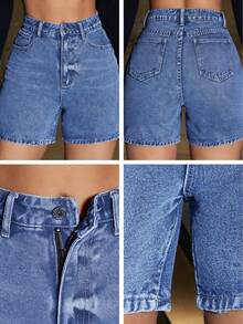 带口袋的女士短裤 - 2024 - 查看 7