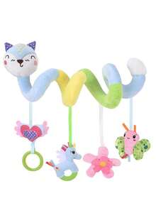 Baby Comforter Plush Rattle Hanging Doll, Car Seat Spiral Doll (Some Accessory Colors Random) - Multicolor - View 11