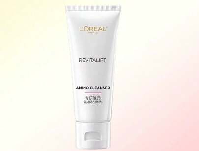 L'Oreal 30毫升/1.0盎司旅行装氨基酸洁面乳，深层清洁，保湿，温和洗面奶