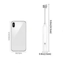 Electric Milk Frother, Electric Mixer, Cappuccino Milk Frother, Hand Mixer - Multicolor - View 9