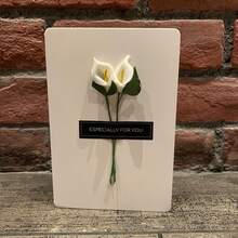New Year Creative Artificial Flower Greeting Card - Blessing Card, Graduation, Thanksgiving Card - With Envelope Gift - Teacher's Day Gift - Valentine's Day Gift - Birthday Gift Recommendation - Multicolor - View 12