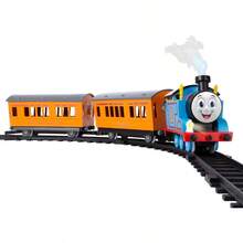 Friends - Juego de Tren de Juguete con Control Remoto, Locomotora, vagones de Tren y Pista con Sonidos autnticos de Tren, Luces y Efectos de Humo de de Agua para nios - Indicador O de batería - Ver 3