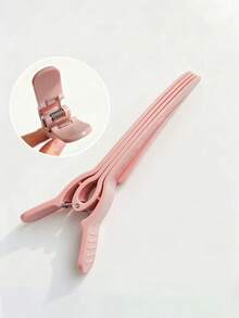 1个女士极简无缝发夹，高4.33英寸，尖顶设计，蓬松发根夹，鳄鱼夹，多功能造型夹，防滑四齿夹，快速打造蓬松发型，适合沙龙和居家使用，隐形刘海造型器，哑光发夹，蓬松发夹，发爪，发夹，美发工具，发饰 - 彩色 - 查看 5