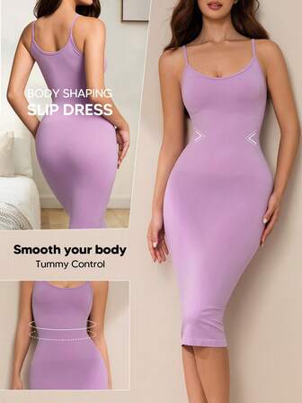 Women's Bodycon Waist Cincher Shaping Dress