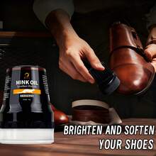 1. 皮革护理滋养油 | 适用于皮革沙发、行李箱、鞋子和塑料部件 | 可用于抛光和修复皮革制品，增强光泽。通用貂油膏，适用于所有颜色。 - 黑色 - 查看 2