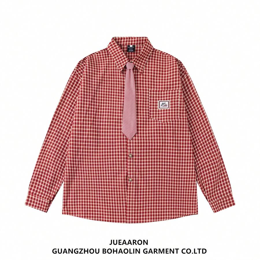 Men Sports Shirts - Red - View 1