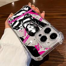 Osaki Nana Handyhülle kompatibel mit  16, 15, 14, 13, 12, 11 Pro Max, X, XR, XS Max, 8, 7 Plus - Stoßfeste transparente weiche Rückabdeckung, Hülle kompatibel mit  17 Pro Max Hülle,  17 Pro Hülle,  17 Hülle,  16 Pro Max Hülle