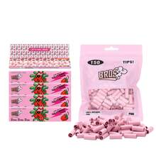 1 Set, incluye 150 filtros, 5 paquetes de papel de liar King Size de 110 mm con 4 sabores (fresa, plátano, arándano, chocolate), un gran regalo para seres queridos o amigos, adecuado para el Día de San Valentín, festividades, cumpleaños - Multicolor - Ver 15
