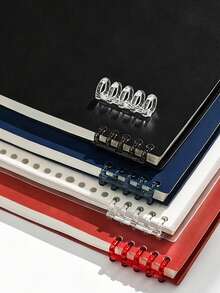 1pc B5/A5 60 Sheets Removable Coil Notebook, Smooth Thick Non-Bleed Pages, Minimalist Design For Students - B5 - View 8