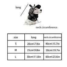 Adjustable Dog Sun Protection Neck Cover, Outdoor Walking Camouflage Sun Hat - Multicolor - View 5