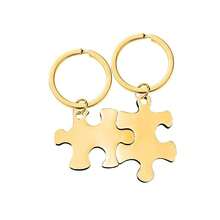 2026新款热销情侣拼图钥匙扣，周年纪念礼物，钥匙扣，情人节礼物，生日礼物，圣诞礼物，完美礼物 - 彩色 - 查看 7