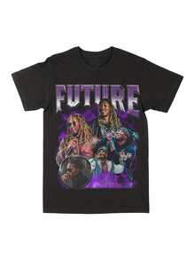 Future Graphic Tee T-Shirt - Black - View 1