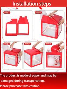 4pcs Transparent Balloon Box, White LOVE Letter Wedding Decoration Supplies, Birthday Party Set, Valentine's Day Event Scene Arrangement, 25cm Transparent Balloon Box, White LOVE Letter Wedding Decoration, Party Supplies, Holiday Decor, Event Decoration (Balloons Not Included)