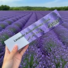 25/110/220/330 Stücke Natürliche Bambus Holzkohle Räucherstäbchen, Lavendel Duft | Langanhaltende Aromatherapie, geeignet für Yoga, Meditation, Zuhause und Büro | Feiertagskombi für Weihnachten, Halloween, Ostern, Erntedankfest und Chinesisches Neujahrsfest - Mit Lavendelduft angereichert / 22 cm - Übersicht 6