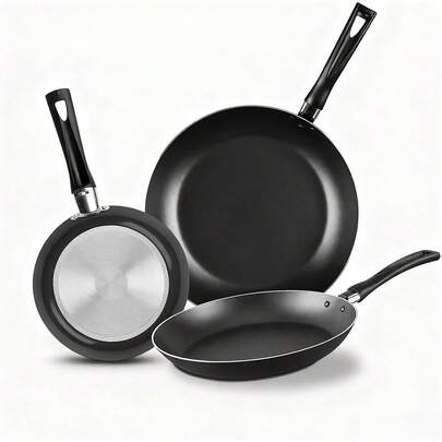 Juego De Sartenes Antiadherentes,Alta ResistenciaéRmica,ErgonóMico Y Muy Compatible,Set De 3 Piezas (20 Y 24 Y 28)