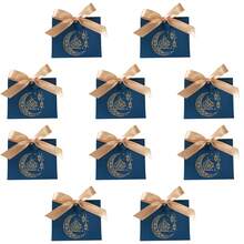 10 Hộp Quà Eid Mubarak Nhiều Màu Sắc, In Hình Trăng Sao và Đèn Lồng, Hộp Bìa Cứng, Kèm Nơ Ruy Băng Vàng, Hộp Quà Tặng Lễ Hội Eid Al-Fitr Đa Năng Cho Mọi Dịp Lễ Hội Hồi Giáo - che phủ sóng - Xem 13