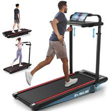 Ancheer 2-In-1 Under Desk Treadmill, Portable Treadmill With Adjustable Incline, Running Machine For Home Office, Easy To Move And Storage - View 4