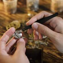 Honoson 6-Piece Tweezers Set For Ingrown Hair, Blackhead, Nose Hair, Facial Hair, Eyebrow And Debris Removal (Yellow) - Black - View 7