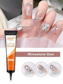 جل لاصق أظافر فائق القوة بسعة 15مل/30مل، مناسب لنحت وتصميم فن الأظافر ثلاثي الأبعاد، ملصقات بودرة كروم للزخرفة، يتطلب تثبيت بمصباح أشعة فوق بنفسجية/LED - شفاف - مشاهدة 9