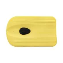 YIYIBYUS Yellow HDPE Sledding Snowboard 165.35lbs Load Portable Outdoor Ski Board - Yellow - View 5