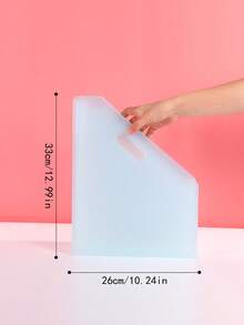 13 Pockets Accordion Folder A4 Expandable Multi-Layer File Organizer, Student Test Paper Document Storage - Multicolor - View 2