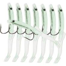 8 Seuelos Artificiales para Peces Cebos Realistas Que Brillan Y Se Hunden para Pesca En Agua Dulce Y Salada. - Verde claro - Ver 2