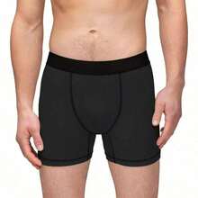 1PC Custom Men's Boxer Briefs Personalized Face Photo And Kiss Print Novelty Underwear Comfortable High Stretch Underwear For Him, Valentine's Day Multi-Size Romantic Gift For Boyfriend Or Husband, Funny Love Gift For Anniversary Birthday Valentine Day Christmas - 設計-1 - 查看 5