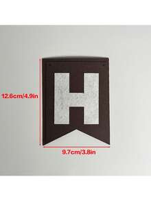 Bộ 13 món tự làm banner chúc mừng sinh nhật – Cờ hiệu bằng nỉ + phông nền polyester, chữ màu xanh lá cây & nâu | Dễ dàng treo, trang trí tuyệt vời cho các bữa tiệc theo chủ đề/sinh nhật, sử dụng trong nhà/ngoài trời quanh năm. - Nhiều màu - Xem 3