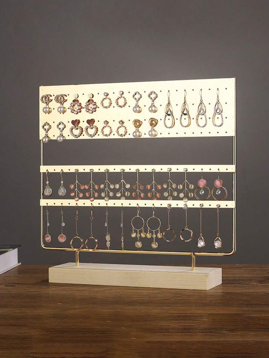 Iron Art Earring Holder, Home Jewelry Organizer Earring Display Stand